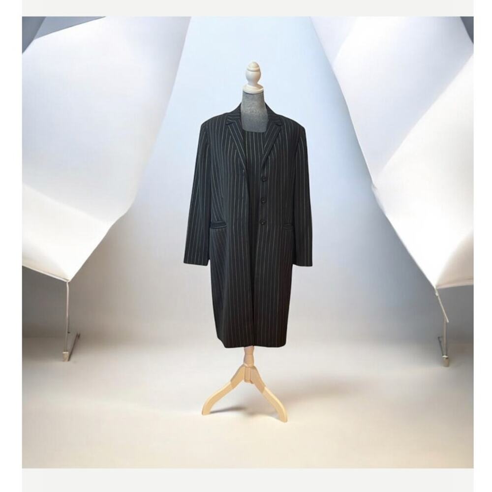 STUDIO 1 Vintage Set Dress With Long Blazer Coat Size 12